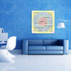 ABSTRACT LETTERS WALL ART DIGITAL CANVAS